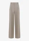 Max Mara Segale Formal Pants In Nude