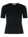 Max Mara Adelio Black Viscose Blend T-shirt In Black