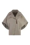 Max Mara Cashmere Cape-coat With Wide Lapel Collar