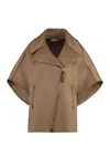 Max Mara Segnale Cashmere Cape-coat In Camel