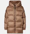 Max Mara The Cube Quilted Jacket In Brown