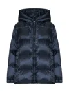Max Mara Seia Down Jacket In Blue