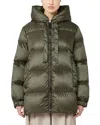 Max Mara The Cube Seia Hooded Down Jacket In Green