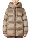 Max Mara The Cube Quilted Jacket In Brown