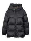Max Mara Water-repellent Down Puffer Jacket In Black