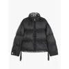 Max Mara Long-sleeved Down Jacket In Black
