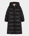 Max Mara Woman Down Jacket Dark Green Size 8 Polyester In Black