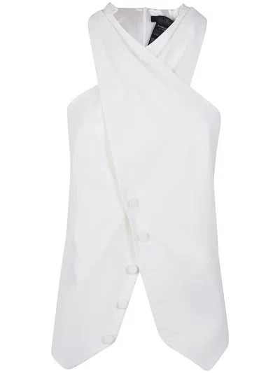 Max Mara "selva" Top Vest Clothing In White