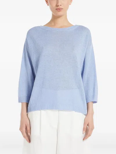 Max Mara Selz Sweater In Blue