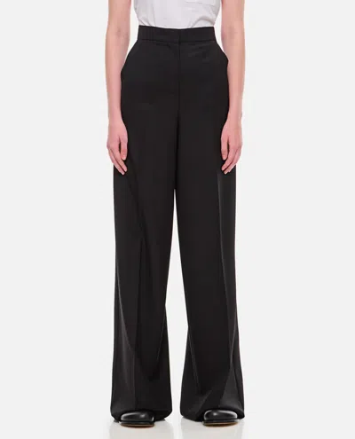 Max Mara Senna Wide Leg Pants In Black