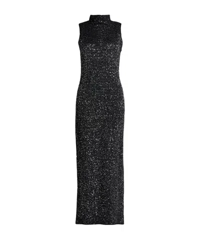 Max Mara Sequin Dresses In Black