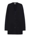 Max Mara Wool Cashmere Cardigan Sequins In Black