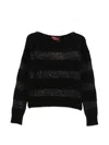 Max Mara Sequin-embellished Sweater In Multi