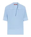 Max Mara 1 Uberta Embellished Polo Top
