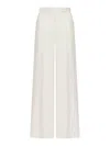 Max Mara Ninfa Gabardine Wide Pants In White