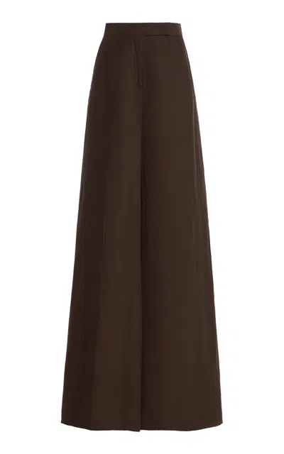 Max Mara Sequoia Long Linen Trousers