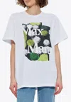 Max Mara Sequoia Printed T-shirt In White