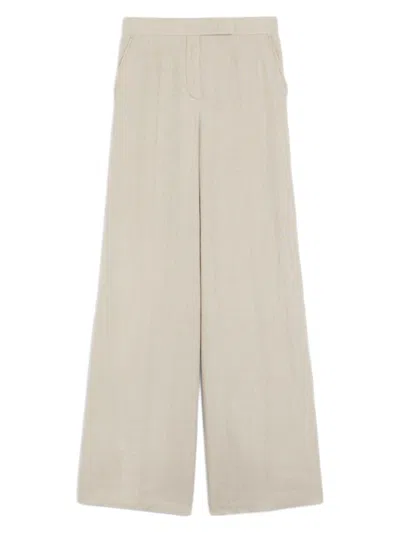 Max Mara Sequoia Trousers In Neutral