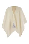 Max Mara Serra - Alpaca And Wool Poncho In Neutral