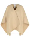 Max Mara Serra Alpaca Sand Blend Shawl In Neutral