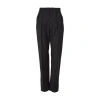 Max Mara Pinstripe Pants In Black