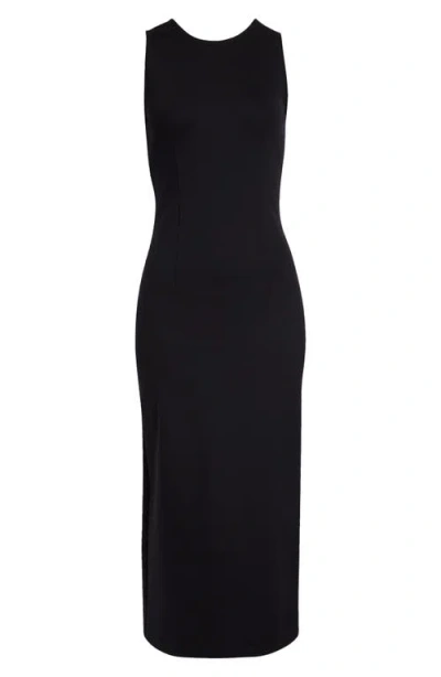 Max Mara Sevres Sleeveless Jersey Midi Dress In Black