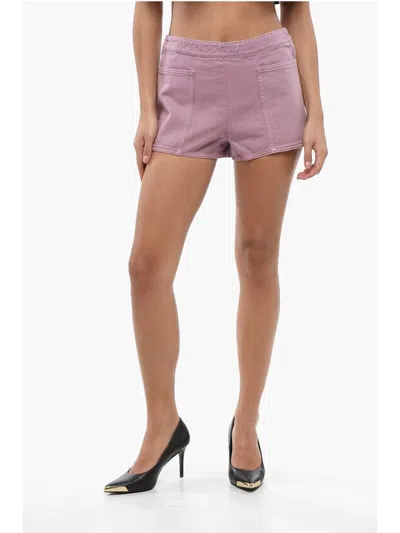 Max Mara Sfilata Alibi Back-zip Shorts In Pink