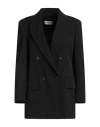 Max Mara Sfilata Woman Blazer Black Size 8 Virgin Wool In Black
