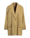 Max Mara Sfilata Woman Blazer Mustard Size 10 Cotton In Yellow