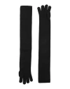 Max Mara Timor Gloves Black In Black