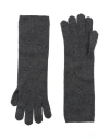 Max Mara Sfilata Woman Gloves Lead Size Onesize Cashmere In Grey