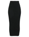 Max Mara Sfilata Woman Maxi Skirt Black Size M Wool, Cashmere, Polyamide, Elastane