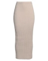 Max Mara Wool-cashmere-blend Maxi Skirt In Grey