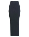 Max Mara Sfilata Woman Maxi Skirt Midnight Blue Size L Viscose, Polyester In Blue