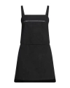 Max Mara Leale Stretch Wool Mini Dress In Grey