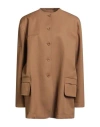 Max Mara Sfilata Woman Overcoat & Trench Coat Camel Size 4 Cotton In Neutral