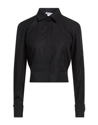 Max Mara Sfilata Woman Shirt Black Size 8 Cotton