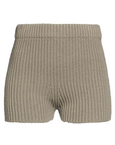 Max Mara Sfilata Woman Shorts & Bermuda Shorts Khaki Size L Cotton, Elastane, Polyamide In Neutral