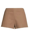 Max Mara Sfilata Woman Shorts & Bermuda Shorts Sand Size 10 Cotton In Brown