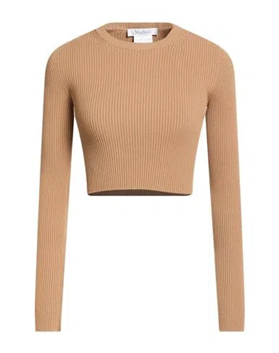Max Mara Sfilata Woman Sweater Camel Size L Viscose, Polyester In Brown
