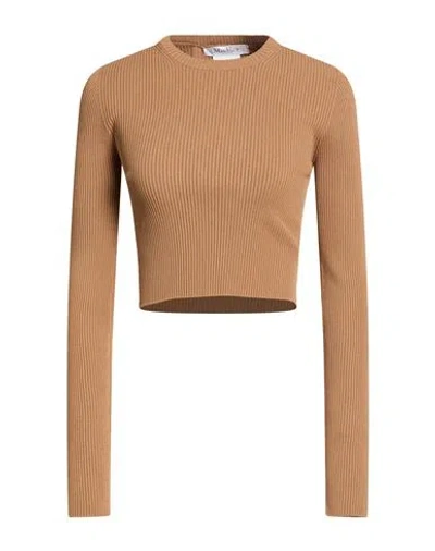 Max Mara Sfilata Woman Sweater Camel Size M Viscose, Polyester In Neutral