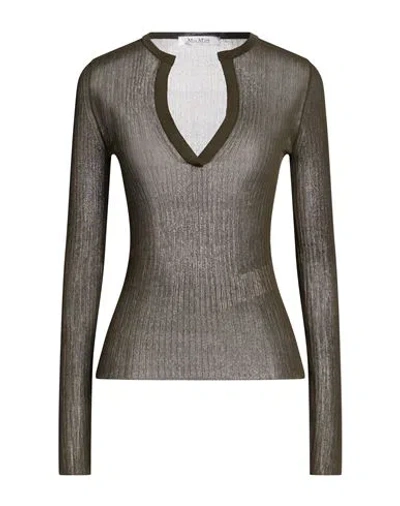 Max Mara Sfilata Woman Sweater Dark Green Size L Silk
