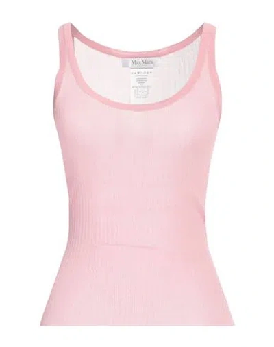 Max Mara Sfilata Woman Top Pink Size L Silk