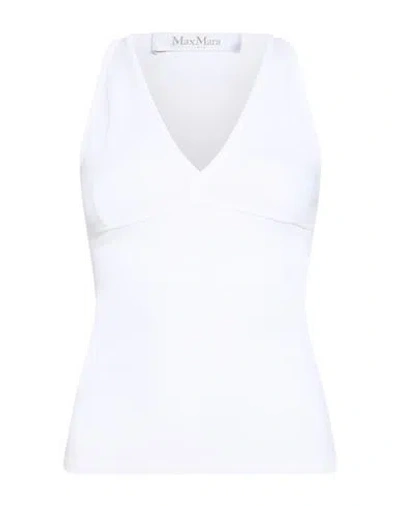 Max Mara Sfilata Woman Top White Size Xs Viscose, Polyester