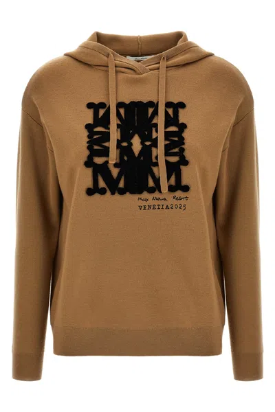 Max Mara 'sfinge' Hoodie In Brown