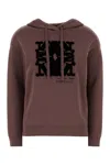Max Mara Felpa Sfinge In Lana Prugna  Donna