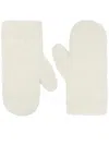 Max Mara Ombrato Gloves White In White