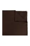 Max Mara Curvone Wool And Silk Scarf