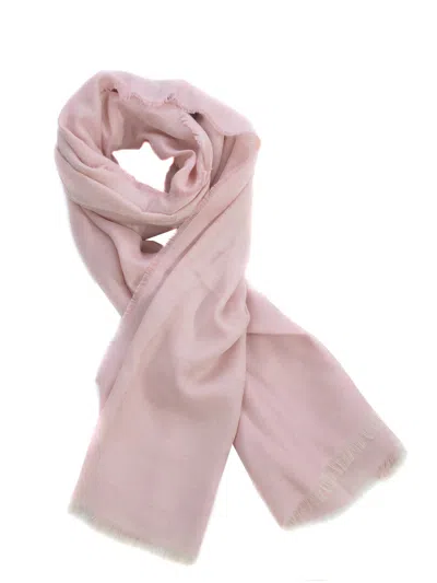 Max Mara Pink Udente Scarf In Rosa