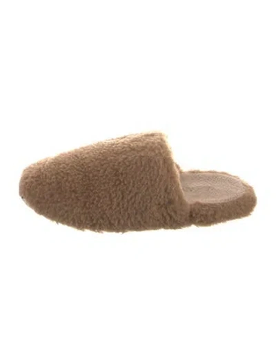 Pre-owned Max Mara Shearling In Brown